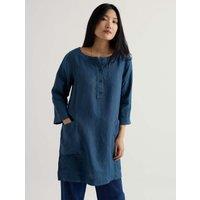 Seasalt Cornwall Pure Linen Tunic Blue