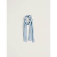 Seasalt Cornwall Modal Rich Woven Scarf with Linen Blue