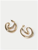 Iregular Loop Hoop Earrings