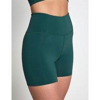 Girlfriend Collective Float High Waisted Running Shorts Dark Teal