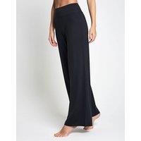 Girlfriend Collective Jada Float High Waisted Straight Leg Joggers Black