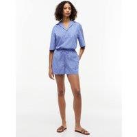 Tommy Hilfiger Summer Pure Cotton Striped Shorts Blue Mix