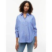 Tommy Hilfiger Pure Cotton Striped Shirt Blue Mix