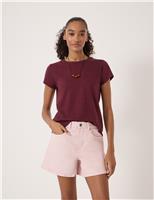 Pure Cotton Crew Neck T-Shirt