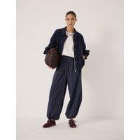 HUSH Collared Utility Jacket Navy