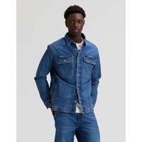 Lee Regular Fit Denim Overshirt Blue Denim