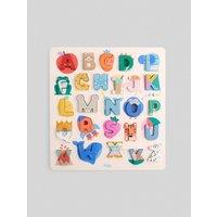 JoJo Maman Bb Alphabet Wooden Puzzle (12 Mths) Multi