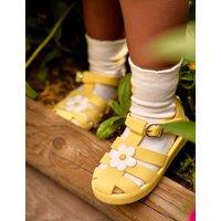 JoJo Maman Bb Floral Jelly Sandals (4 Small - 11 Small) Yellow