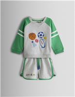 2 Piece Pure Cotton Sweatshirt Outfit (6 Mths - 7 Yrs)