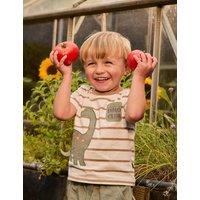 JoJo Maman Bb 2 Piece Pure Cotton Dinosaur Outfit (6 Mths - 7 Yrs) Khaki