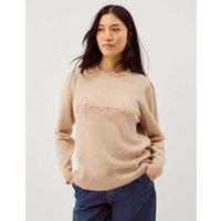 Monsoon Amour Embroidered Jumper Natural Mix