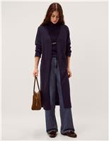 V-Neck Edge to Edge Longline Cardigan