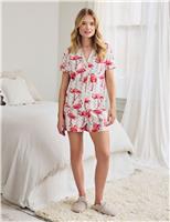 Cotton Rich Printed Pyjama Set