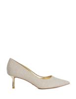 Wide Fit Glitter Stiletto Heel Court Shoes