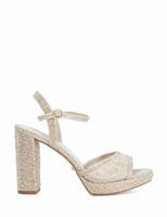 Diamante Platform Almond Toe Sandals