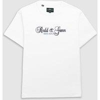 Rodd & Gunn Wendon Valley Pure Cotton Logo T-Shirt White Mix