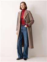 Jigsaw Balfour High Waisted Wide Leg Jeans Mid Blue