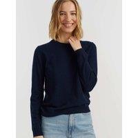 Chinti & Parker Pure Cashmere Crew Neck Jumper Navy