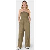 Sweaty Betty Modal Rich Bandeau Wide Leg Jumpsuit Green