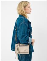 ACCESSORIZE Zip Detail Cross Body Bag Cream