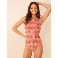 ACCESSORIZE Crochet One Shoulder Swimsuit Multi