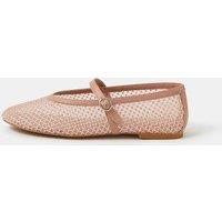 ACCESSORIZE Buckle Flat Mary Jane Ballet Pumps Pink