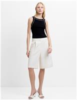 French Connection Bermuda Shorts Cream