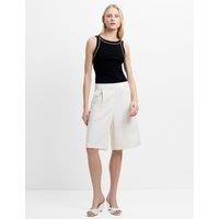 French Connection Bermuda Shorts Cream