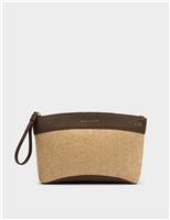 Personalised Raffia Clutch Bag