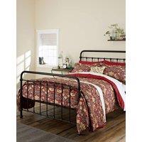 Morris & Co Pure Cotton Strawberry Thief Bedding Set Red Mix