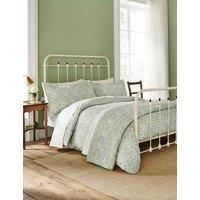 Morris & Co Pure Cotton Willow Bough Bedding Set Green Mix