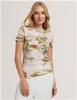 Ted Baker Floral T-Shirt Pink Mix