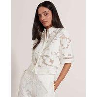Ted Baker Textured Collared Shirt White