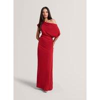 Ted Baker Jersey Midi Skater Dress Red