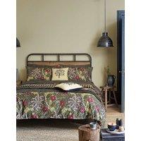 Morris & Co Pure Cotton Morris & Co Seaweed Bedding Set Black Mix