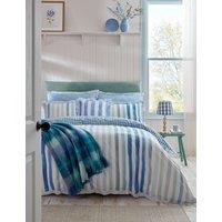 Bluebellgray Pure Cotton Sunday Stripe Bedding Set Blue Mix