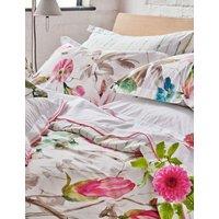Designers Guild Pure Cotton Percale Floral Pillowcase Set Fuchsia Mix