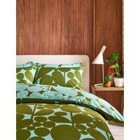 Orla Kiely Pure Cotton Floral Bedding Set Green Mix