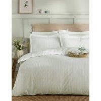 Sophie Allport Pure Cotton Uppingham Stripe Bedding Set White Mix