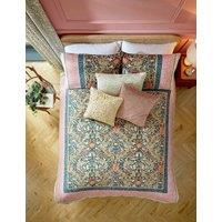 William Morris At Home Pure Cotton Sateen Kelmscott Bedding Set Navy Mix