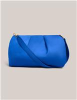 HOBBS Leather Clifton Clutch Bag Light Blue