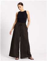 Albaray Wide Leg Trousers Chocolate