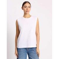 Albaray Pure Cotton Tank Top White