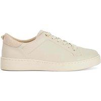Dune London Lace Up Trainers Cream