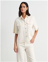 Cotton Rich Denim Shirt