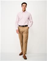 Regular Fit Pure Cotton Striped Oxford Shirt