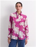 Floral Shirt with Silk