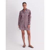 Sportscraft Pure Cotton Striped Shirt Pink Mix