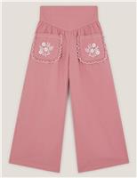 Pure Cotton Embroidered Trousers (3-15 Yrs)