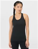 Sweaty Betty Athlete Seamless Workout Vest Top Blue Mix